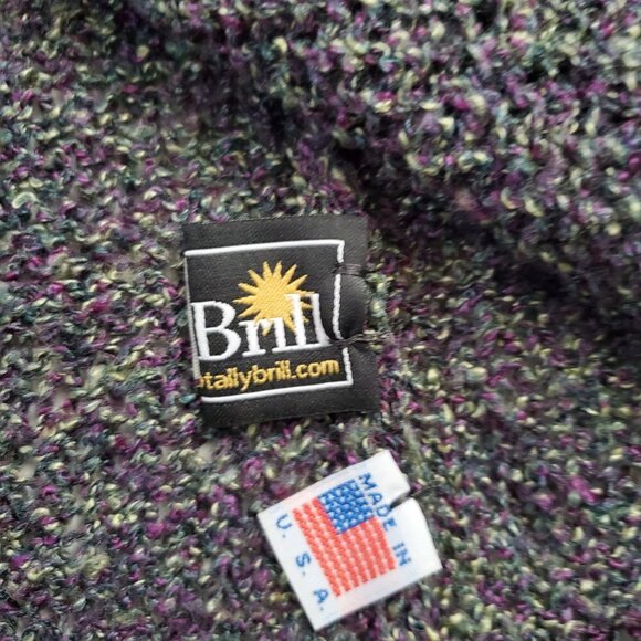 Amy Brill Abstract Pullover Knit Sweater Top ONE SIZE NEW - Picture 8 of 9